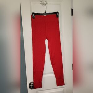 Victoria's Secret VSX red Heart Base layer Leggings